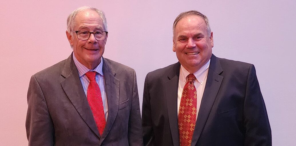 Tom Gronstal, Bob Butcher Honored by Iowa Bankers Association for 50 Years of Service