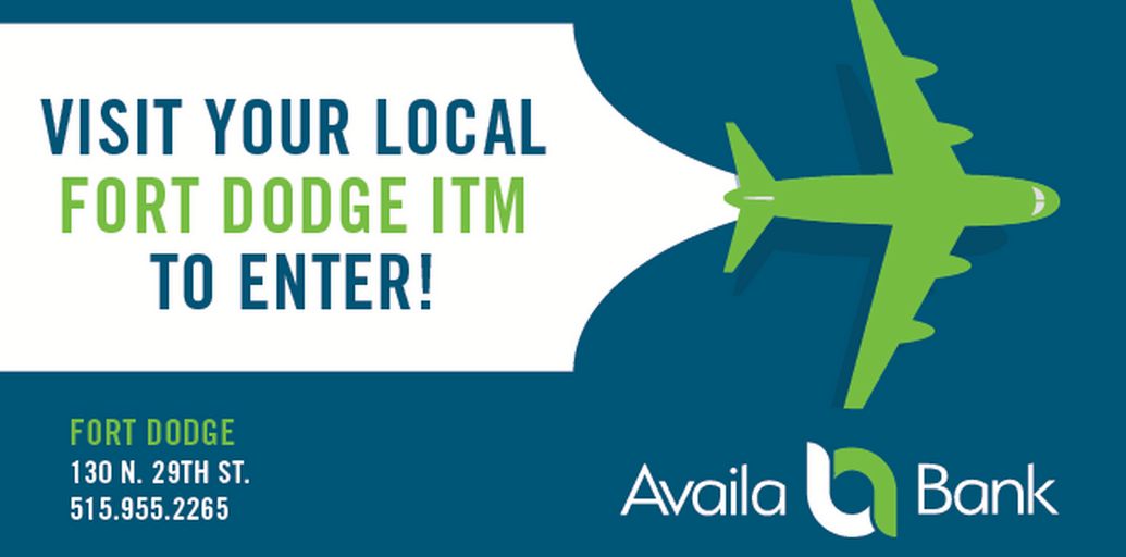 Visit Our Fort Dodge ITM for a Chance to Win a $2,000 Travel Voucher!